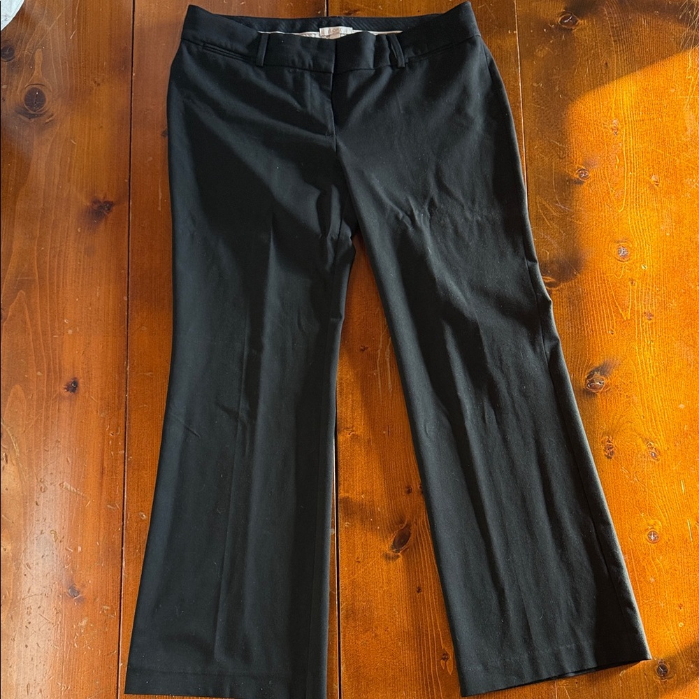LOFT Black Tailored Trousers petite